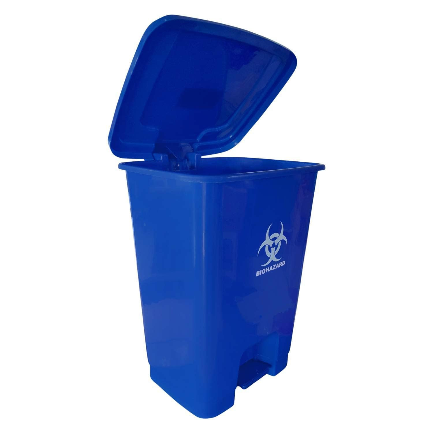 Plastic Dustbin Biohazard Blue 20 Liter