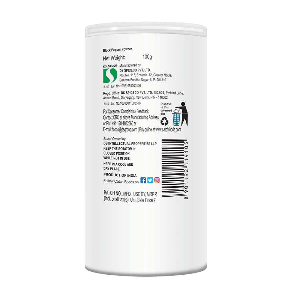 Black Pepper 100 Grams Catch