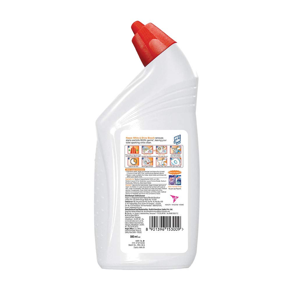 Toilet Cleaner White 500 ml Harpic