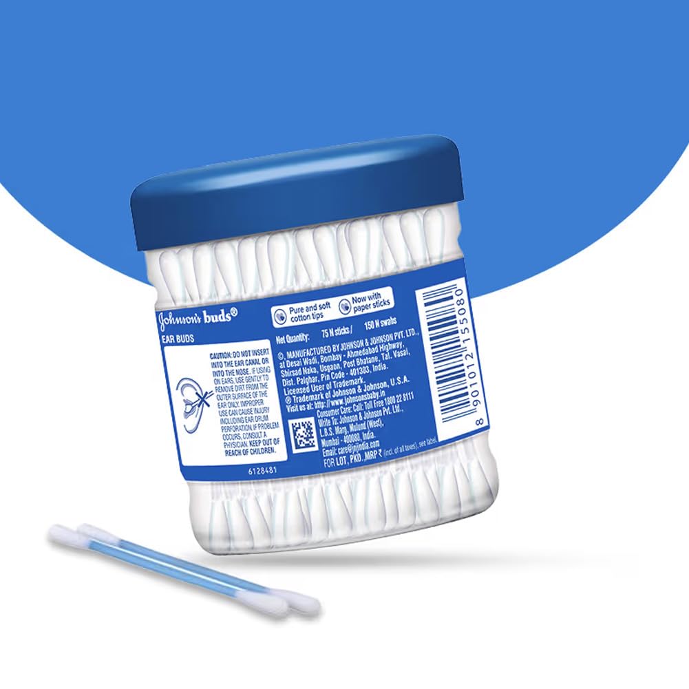 Johnson  Johnson Buds Gentle 150 Swabs
