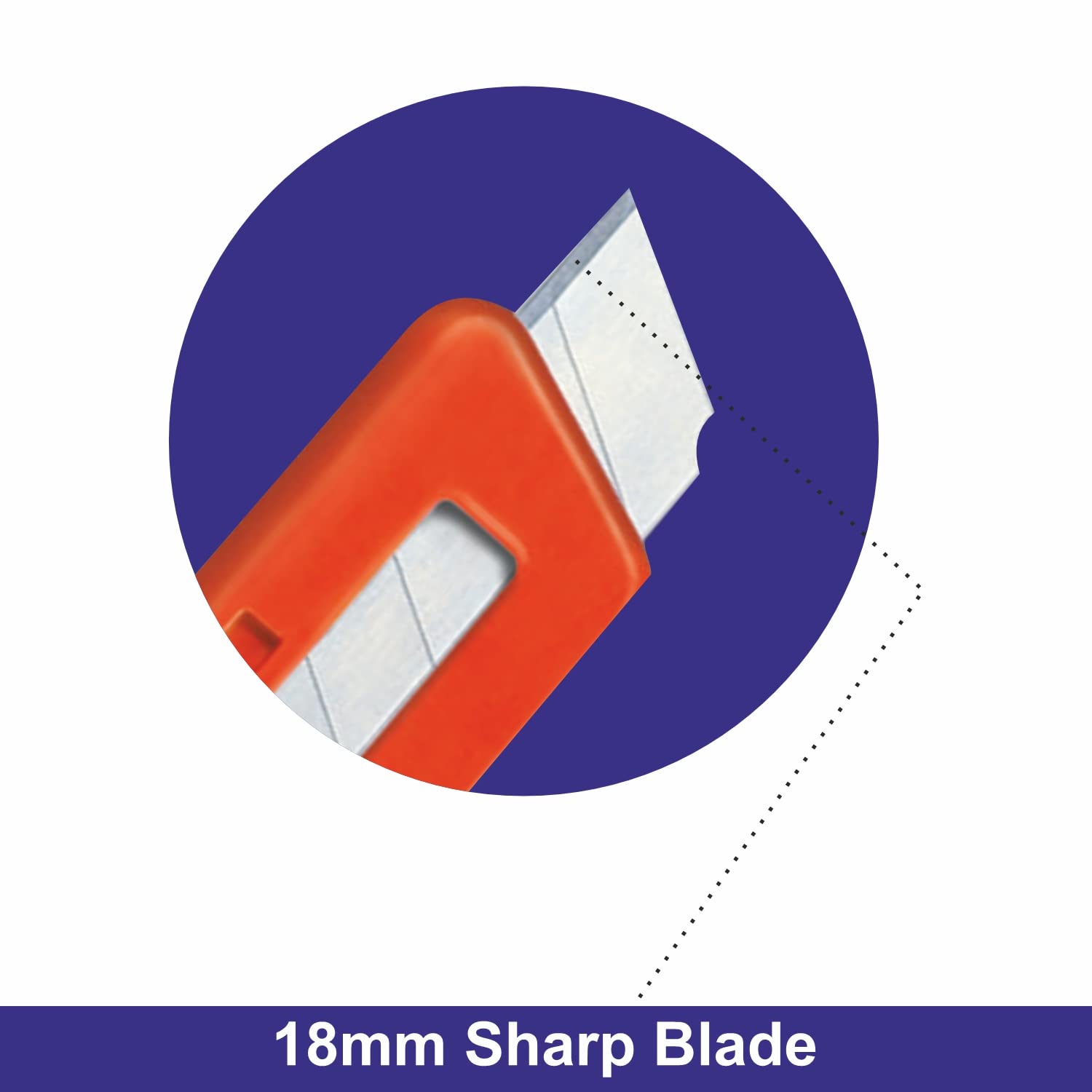 Cutter Knife Auto Lock Oddy 18mm CK18-11