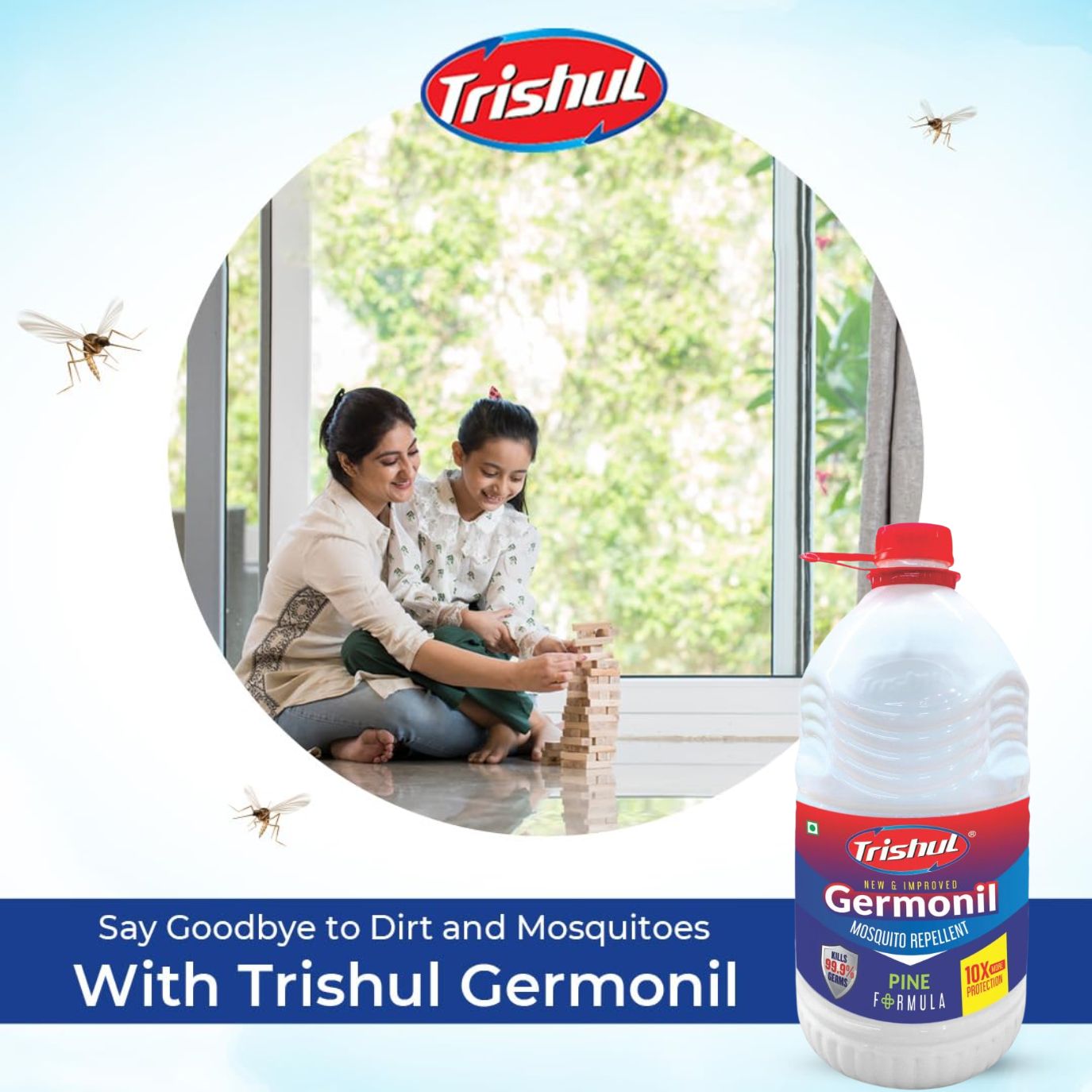 Floor Cleaner White Trishul 5 Liter
