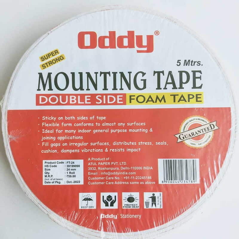 Double Sided Tape Big 24mm x 5Mtrs Oddy FT-24