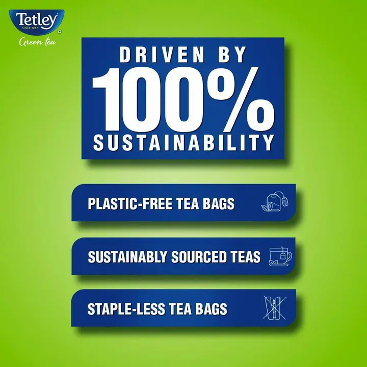 Tetley Green Tea 25 Pcs