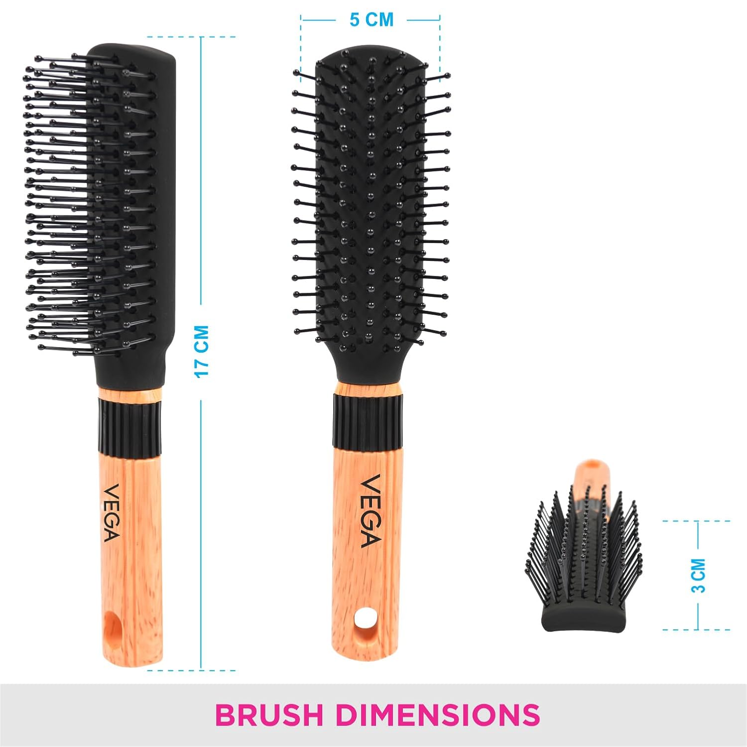 Hair Brush MIni Flat Vega