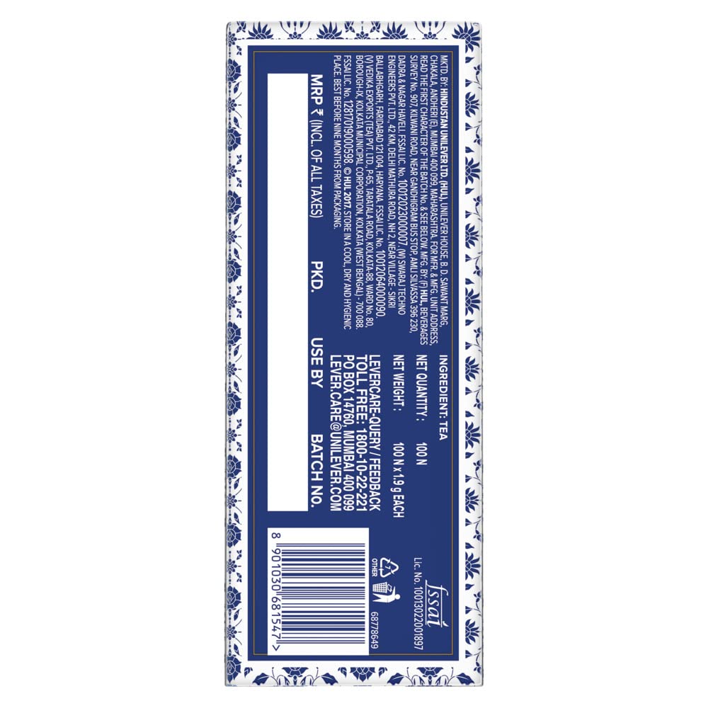 Black Tea Bag Taj Mahal Packet 100 Pcs