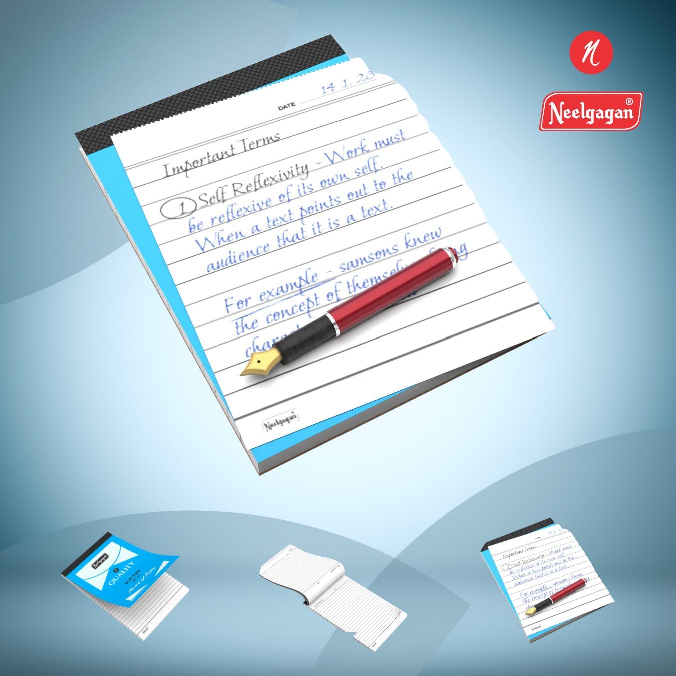 Notepad Pad No 33 160 Pages Neelgagan