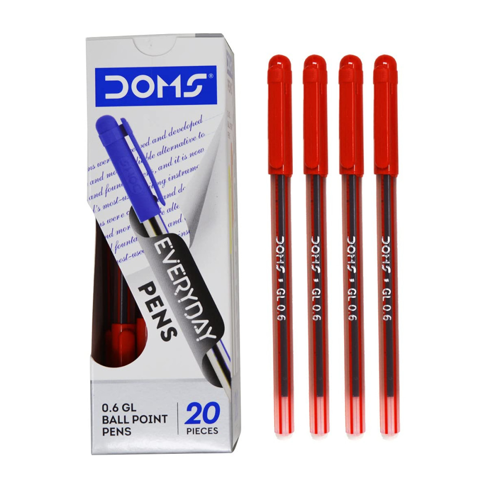 Image of Everyday Red Pen DOMS Pack of 20