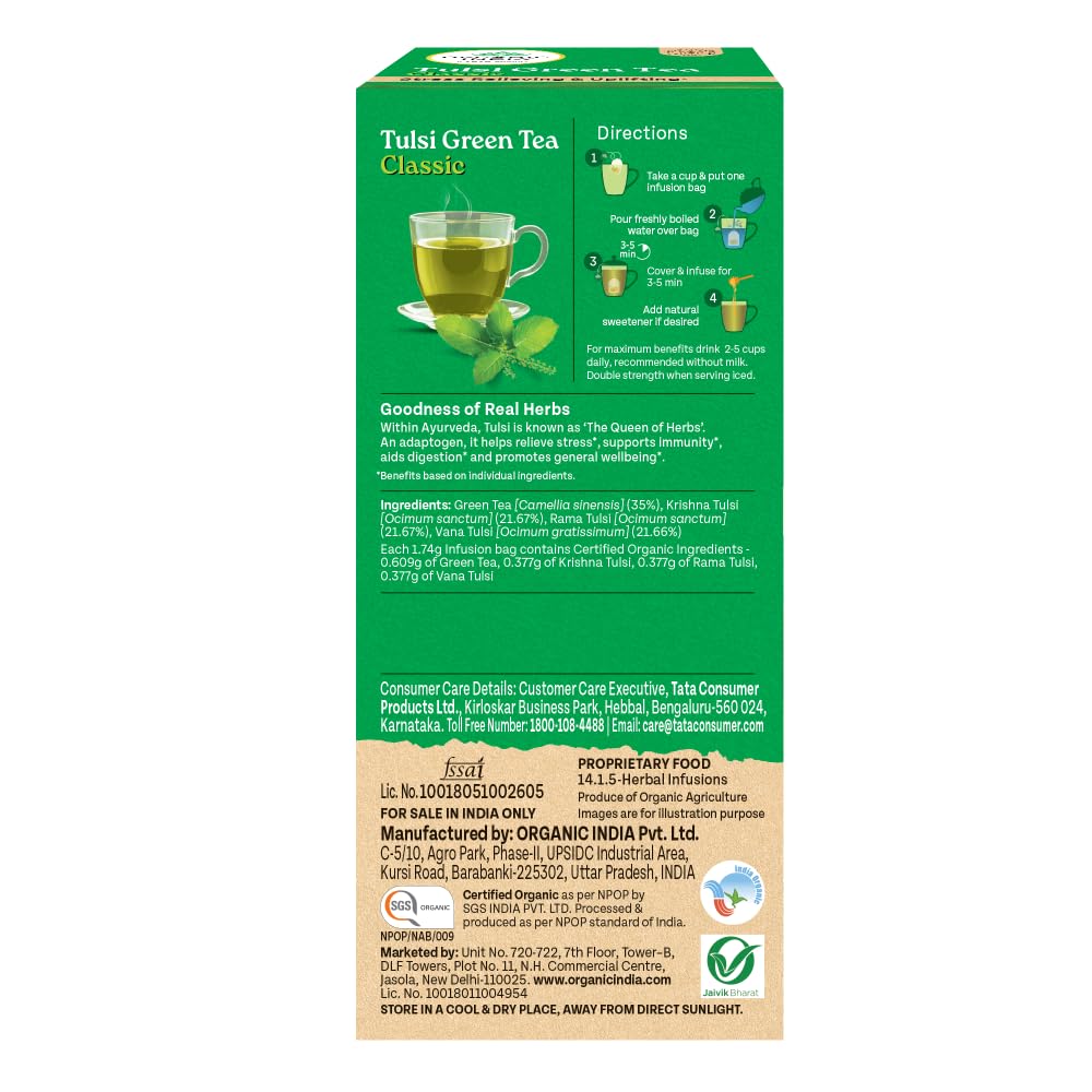 Green Tea Tulsi Pack of 25