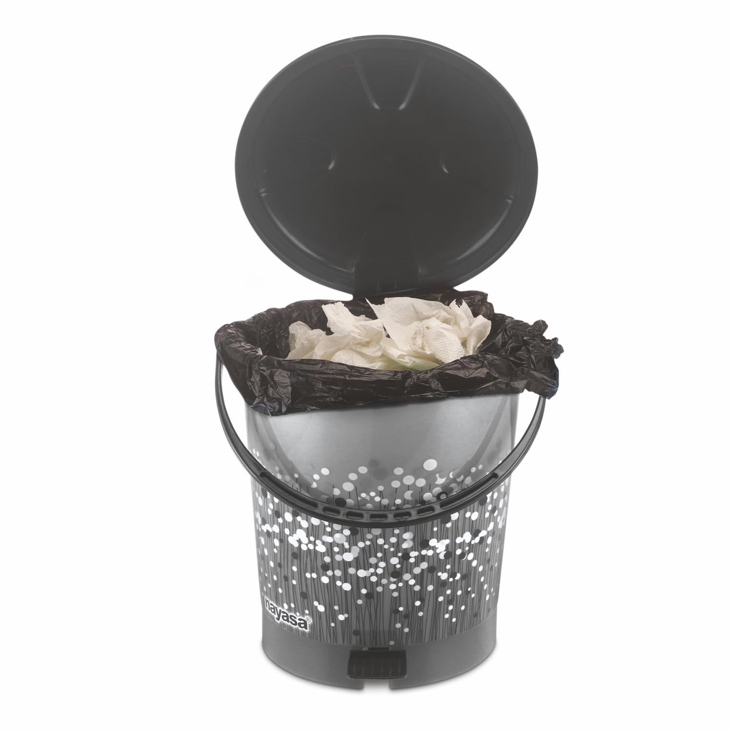 Plastic Dustbin Paddle Nyasa 15 Liter