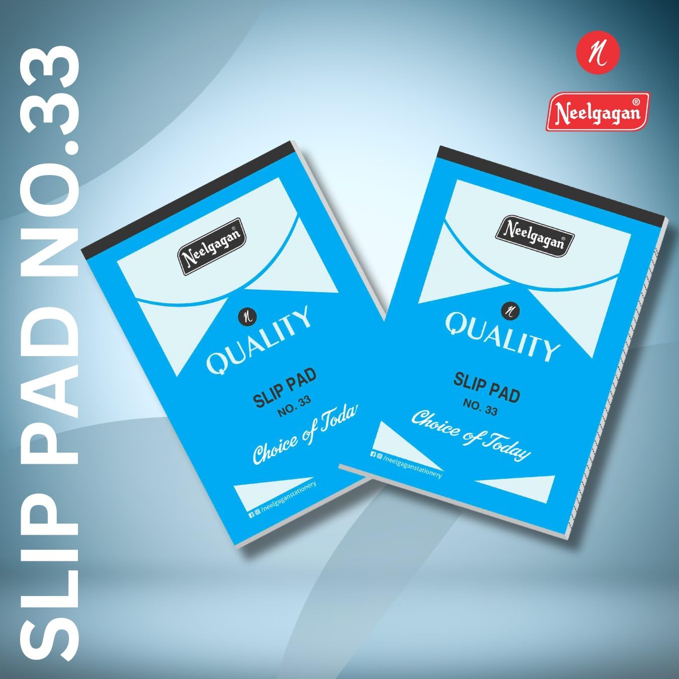 Notepad Pad No 33 160 Pages Neelgagan