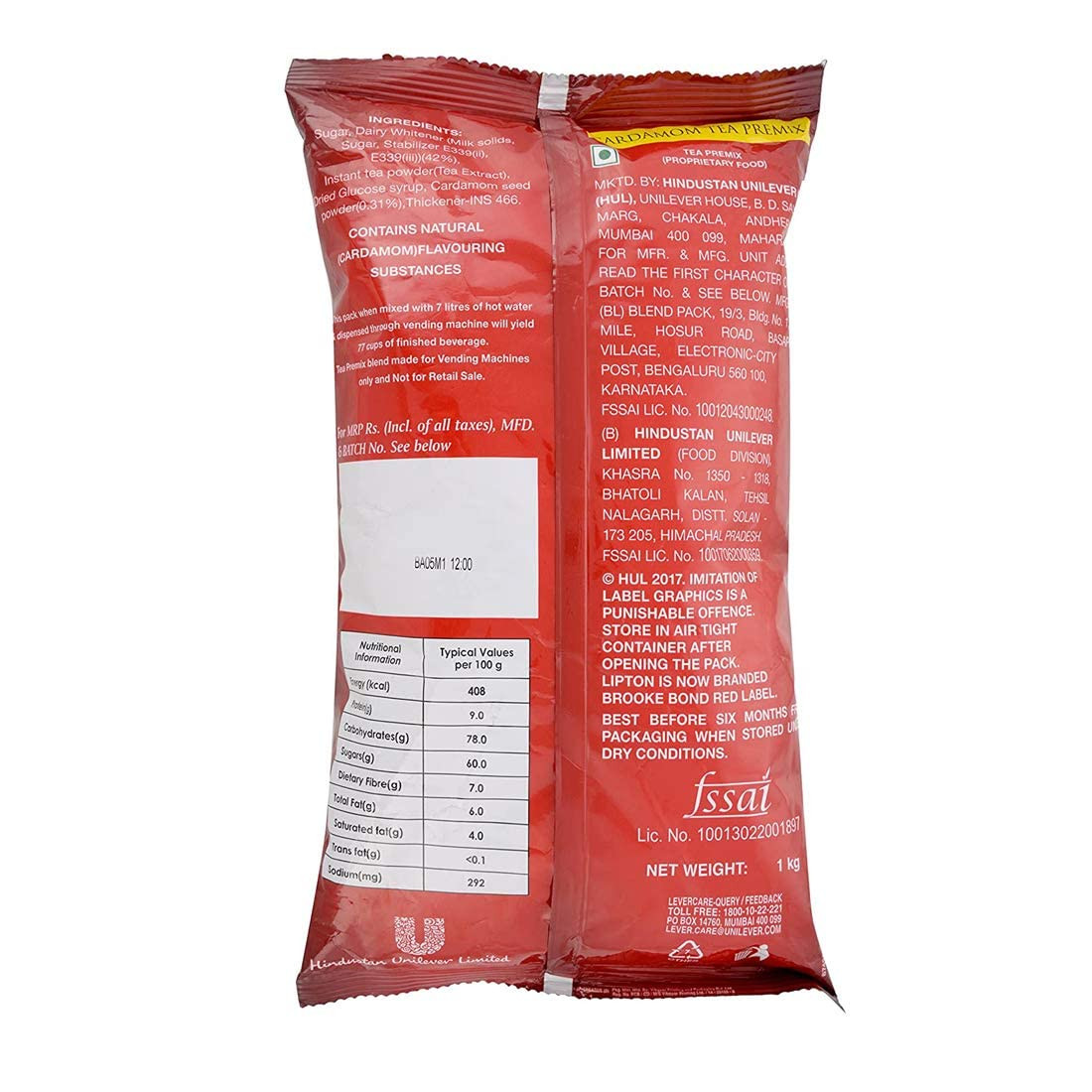 Red Lable Tea Premix 1 Kg