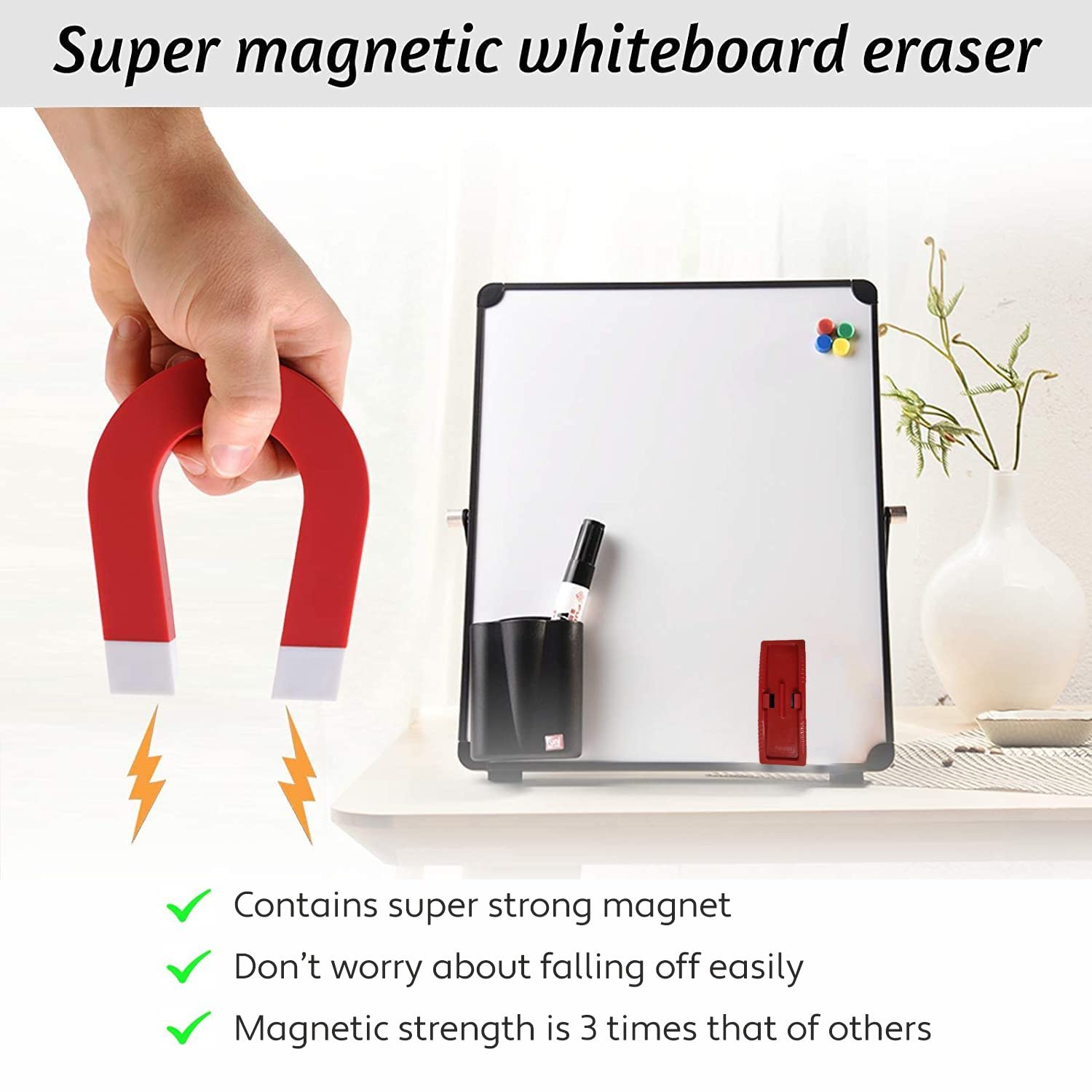 Duster White Board Magnetic Oddy WBE-101M