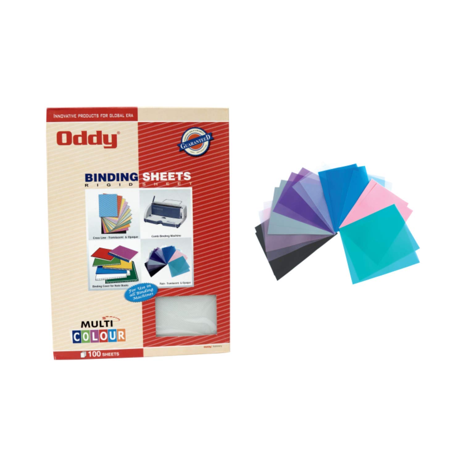Binding Sheets Oddy A4 BSA4CL 100 sheets Coloured