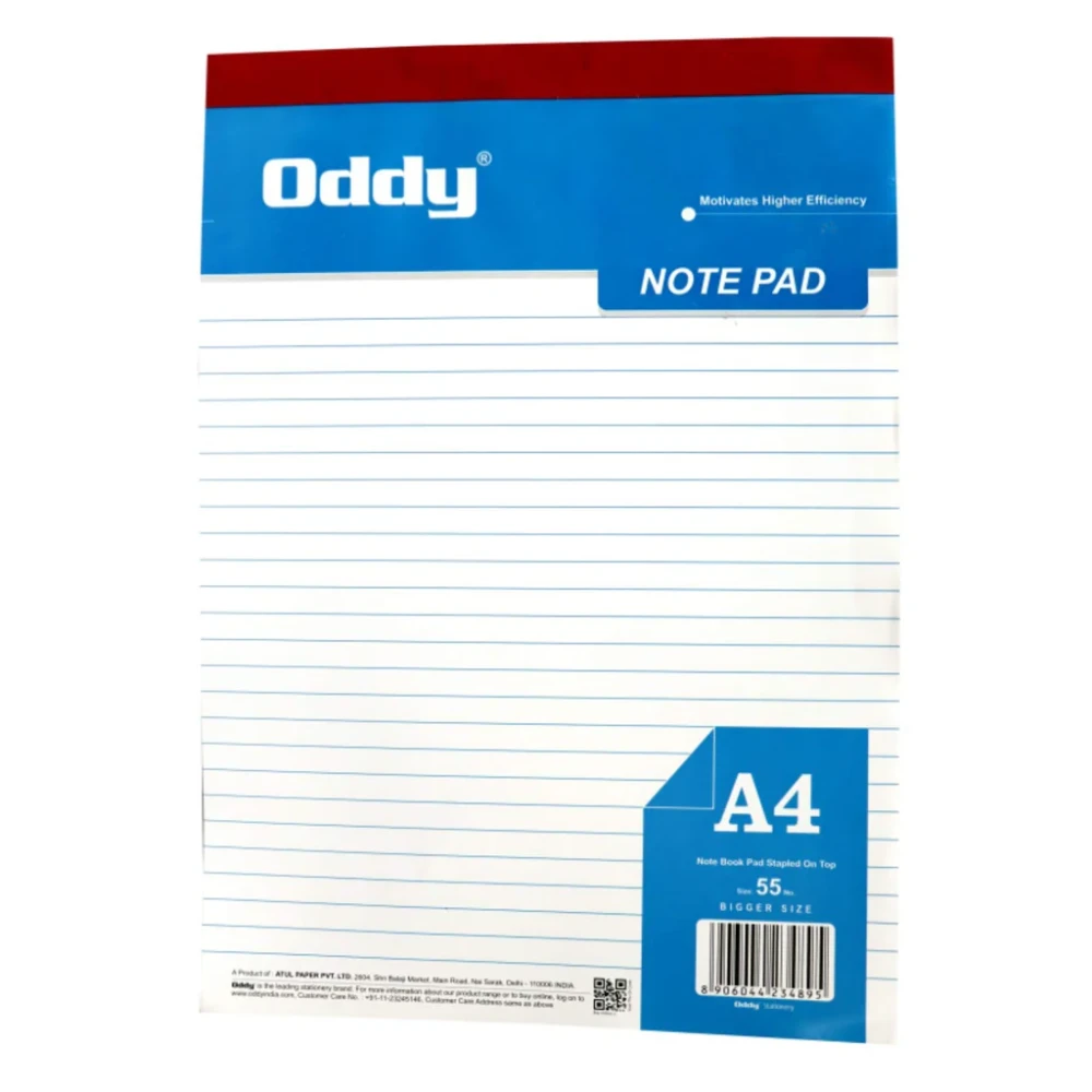 Image of Writing Pad 1/4 (55 No.) 40 sheets Oddy WPA440
