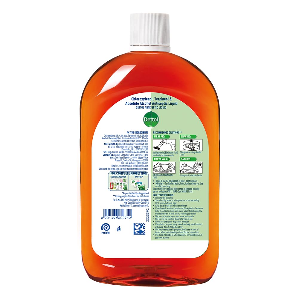 Antiseptic Liquid 1300 Ml Dettol