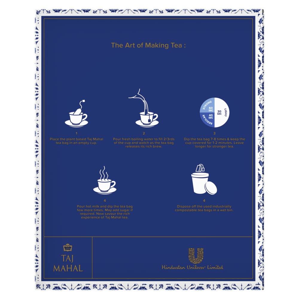 Black Tea Bag Taj Mahal Packet 100 Pcs