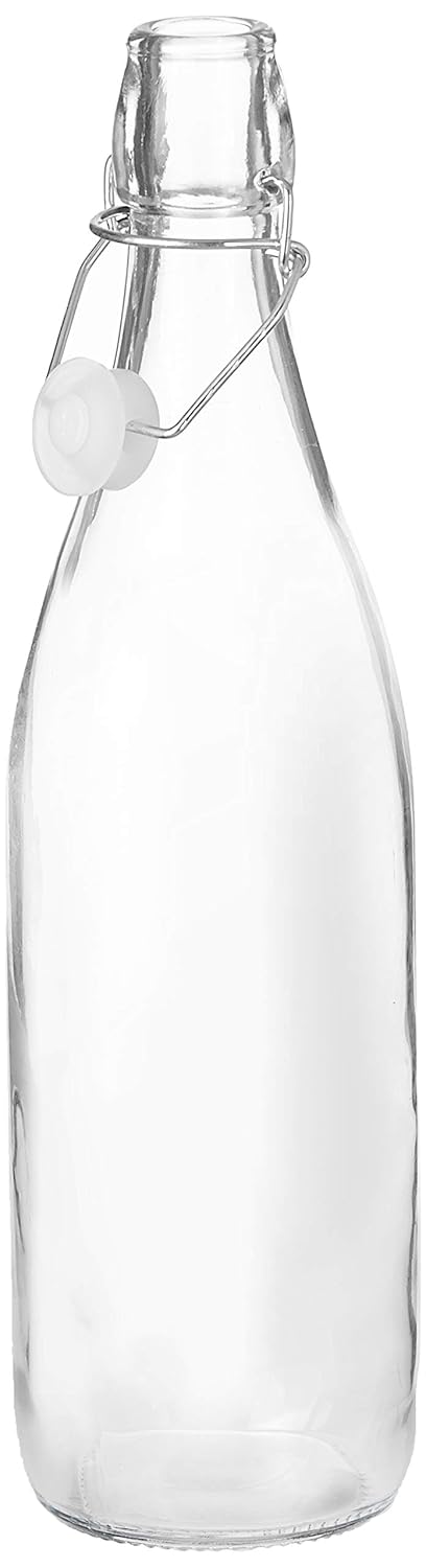 Water Bottle 1 Ltr Glass Transparent
