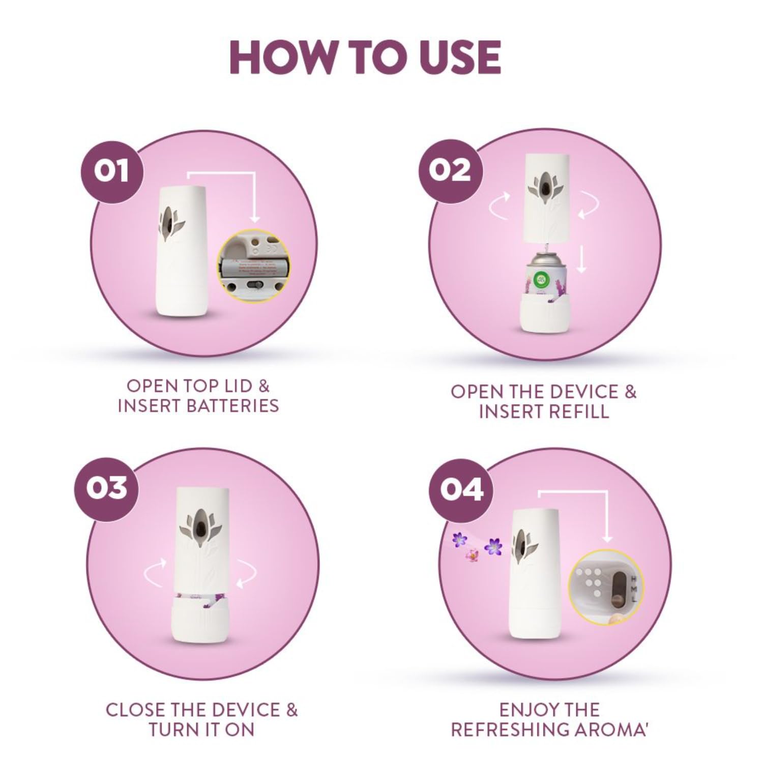 Room Freshener Automatic Refill Airwick 250 Ml