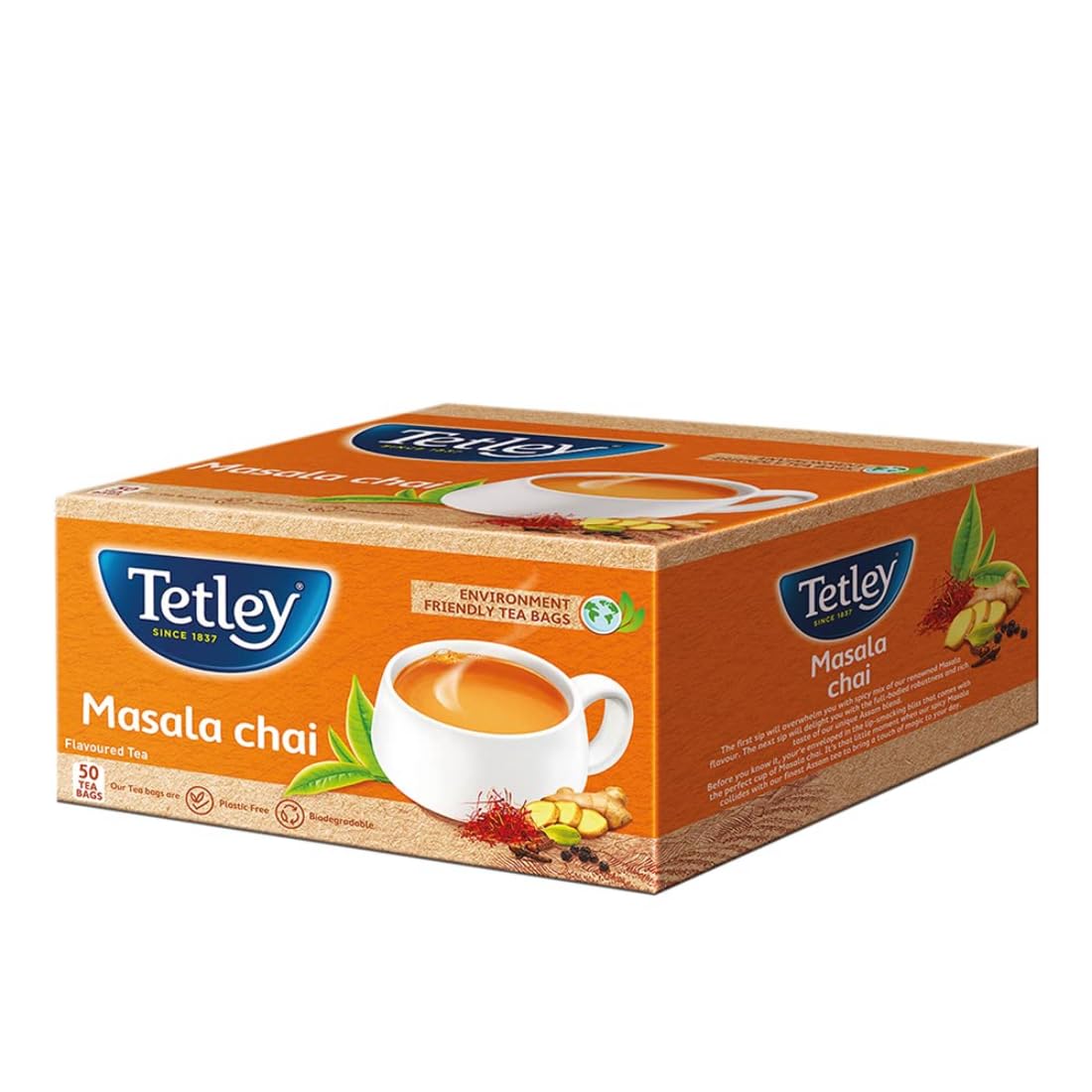 Tetley Masala Tea 50 Pcs