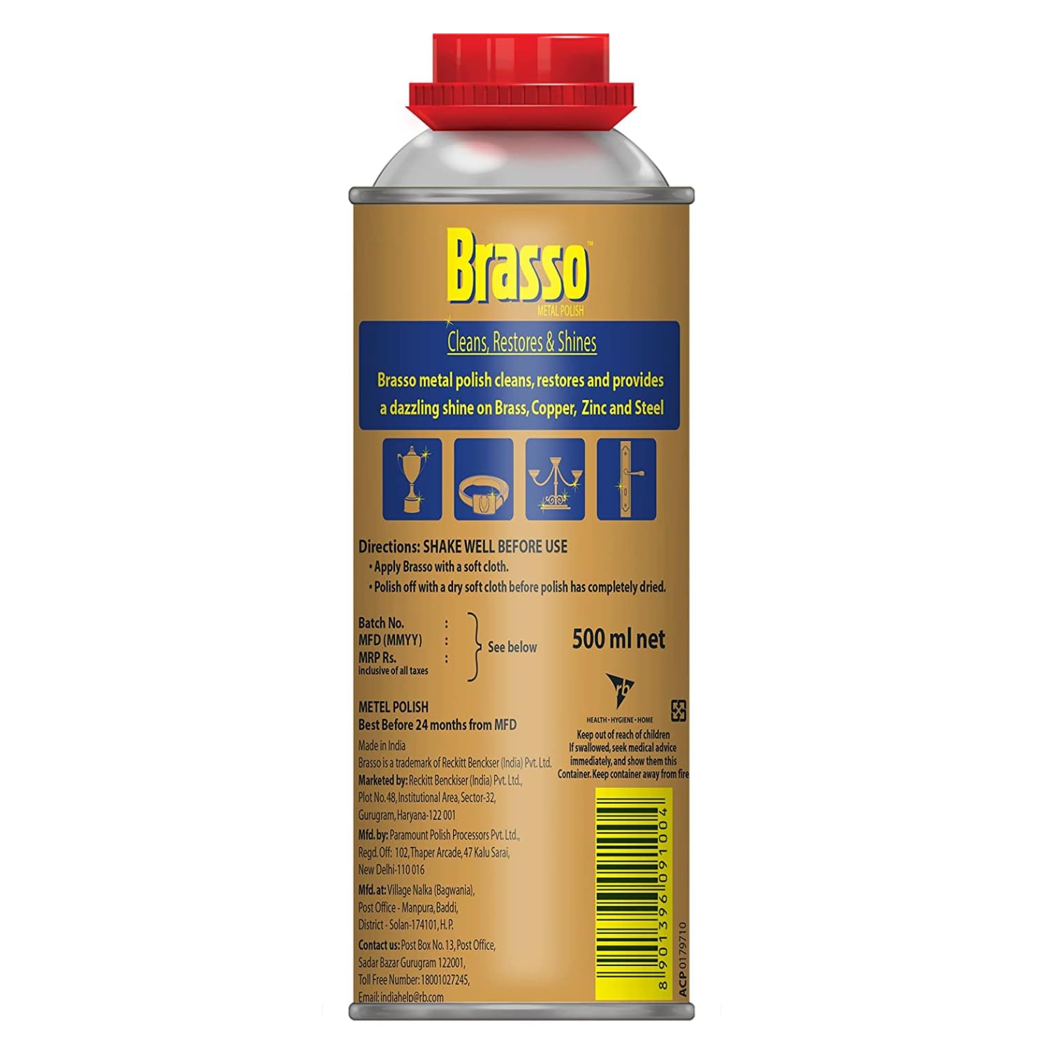 Metal Polish Brasso 500 Ml
