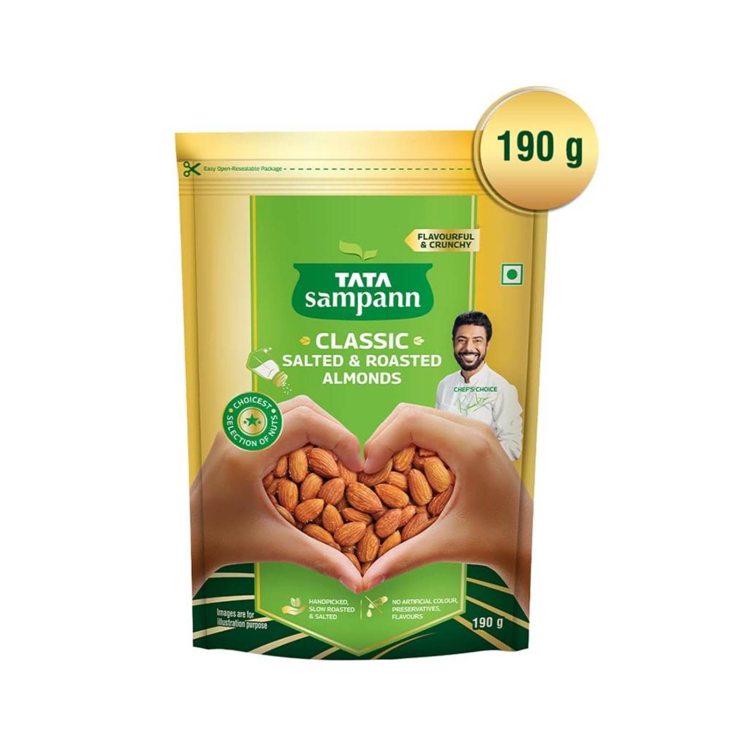 Tata Sampann Roasted Almond 190 Gram