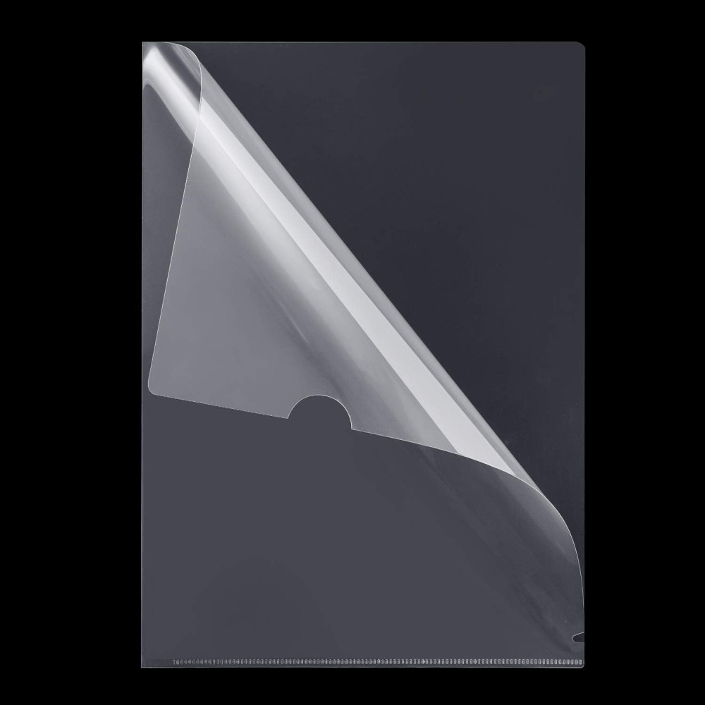 Image of L Folder, Transparent, A4 Size, 12 mm, Megha LF0012