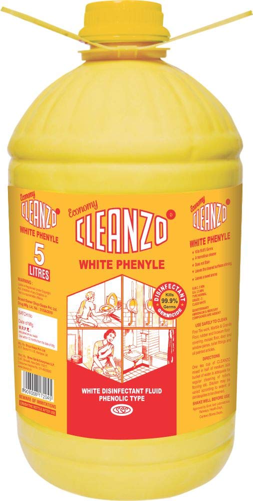 Floor Cleaner White 5 Ltr Clenzo