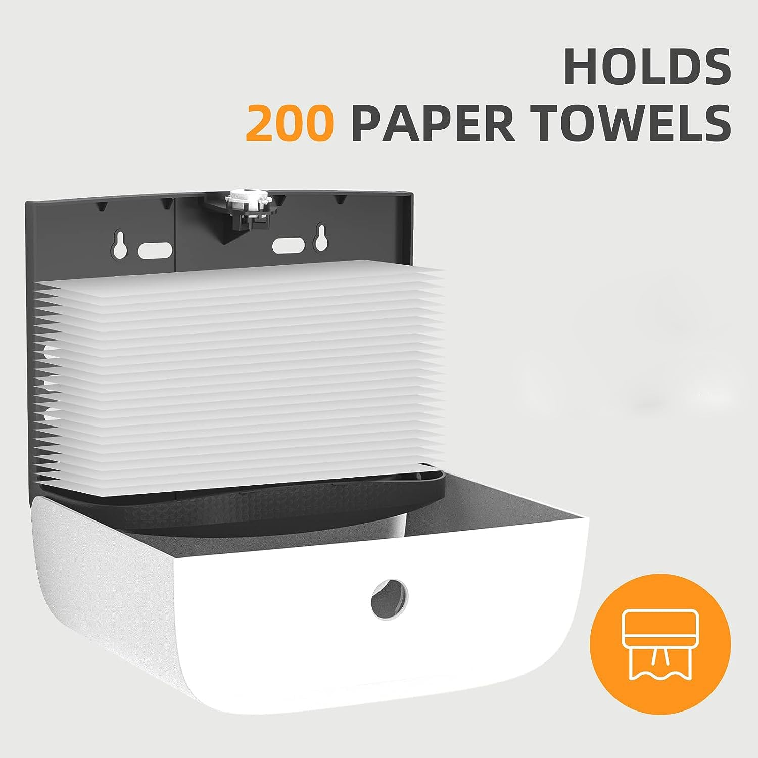 Dolphy Multifold Mini Hand Tissue Paper Dispenser White