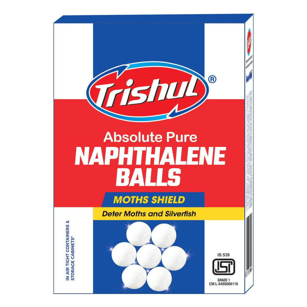Image of Naphthalene Balls Trishul 100 Grams
