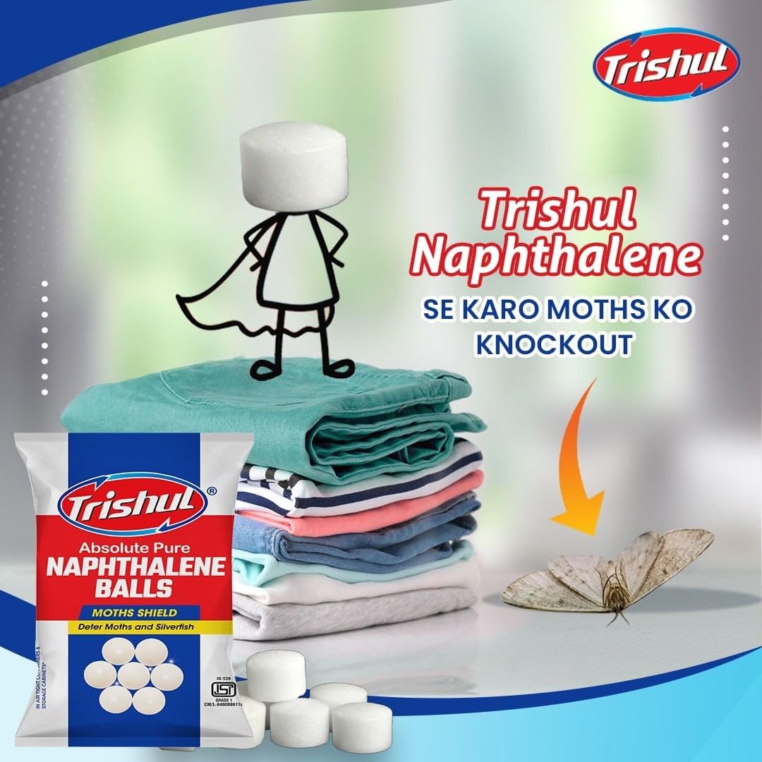 Naphthalene Balls Trishul 100 Grams