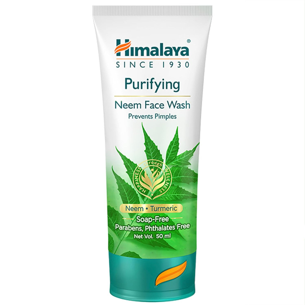 Image of Himalaya Herbals Purifying Neem Face Wash 50 Ml