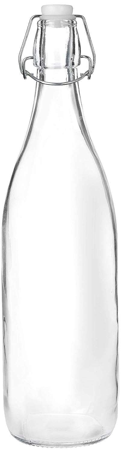 Water Bottle 1 Ltr Glass Transparent