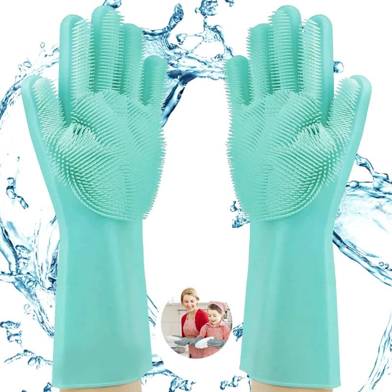 Silicone Dish Washing Gloves for Kitchen
