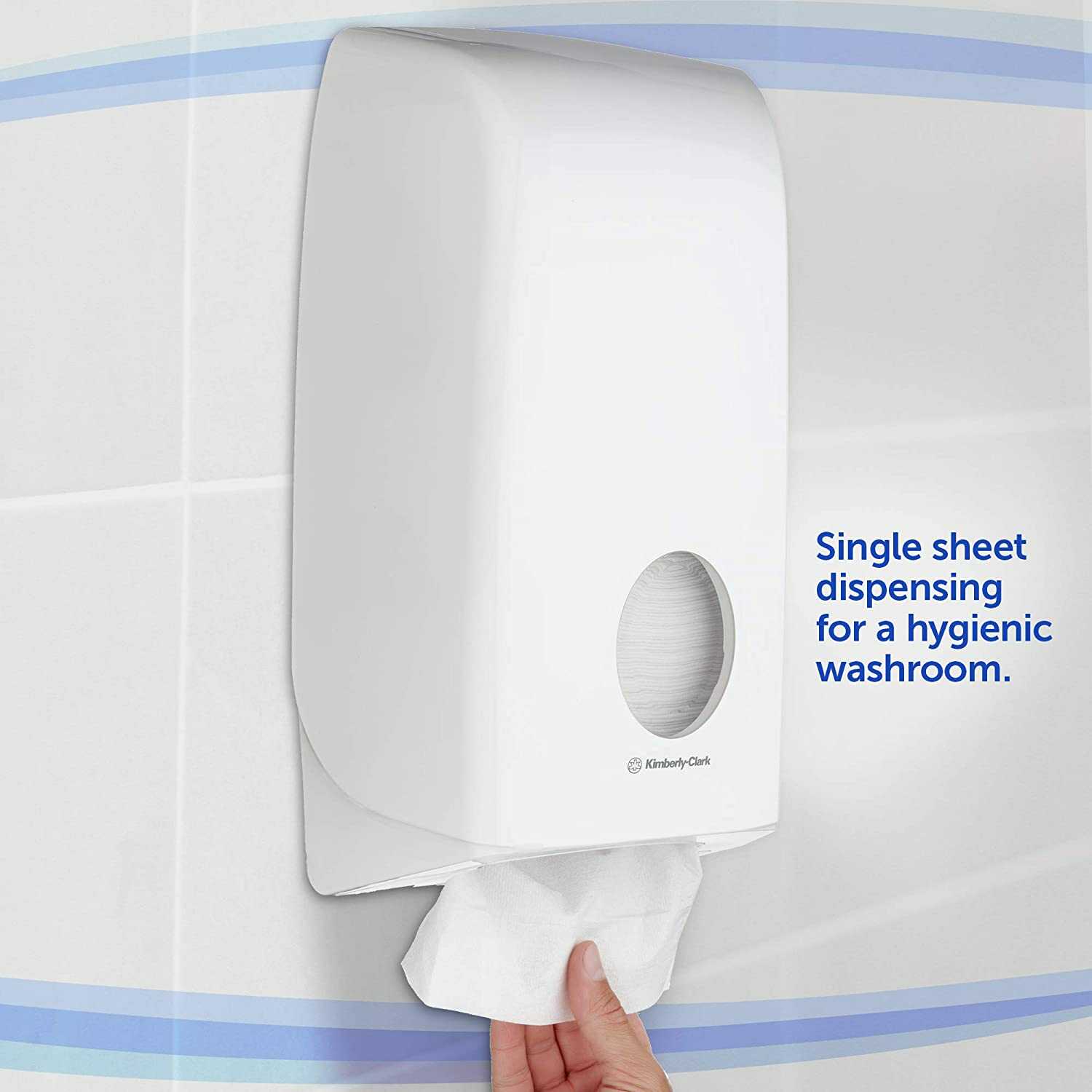 Tissue roll dispenser White Kimberly Clark 69460
