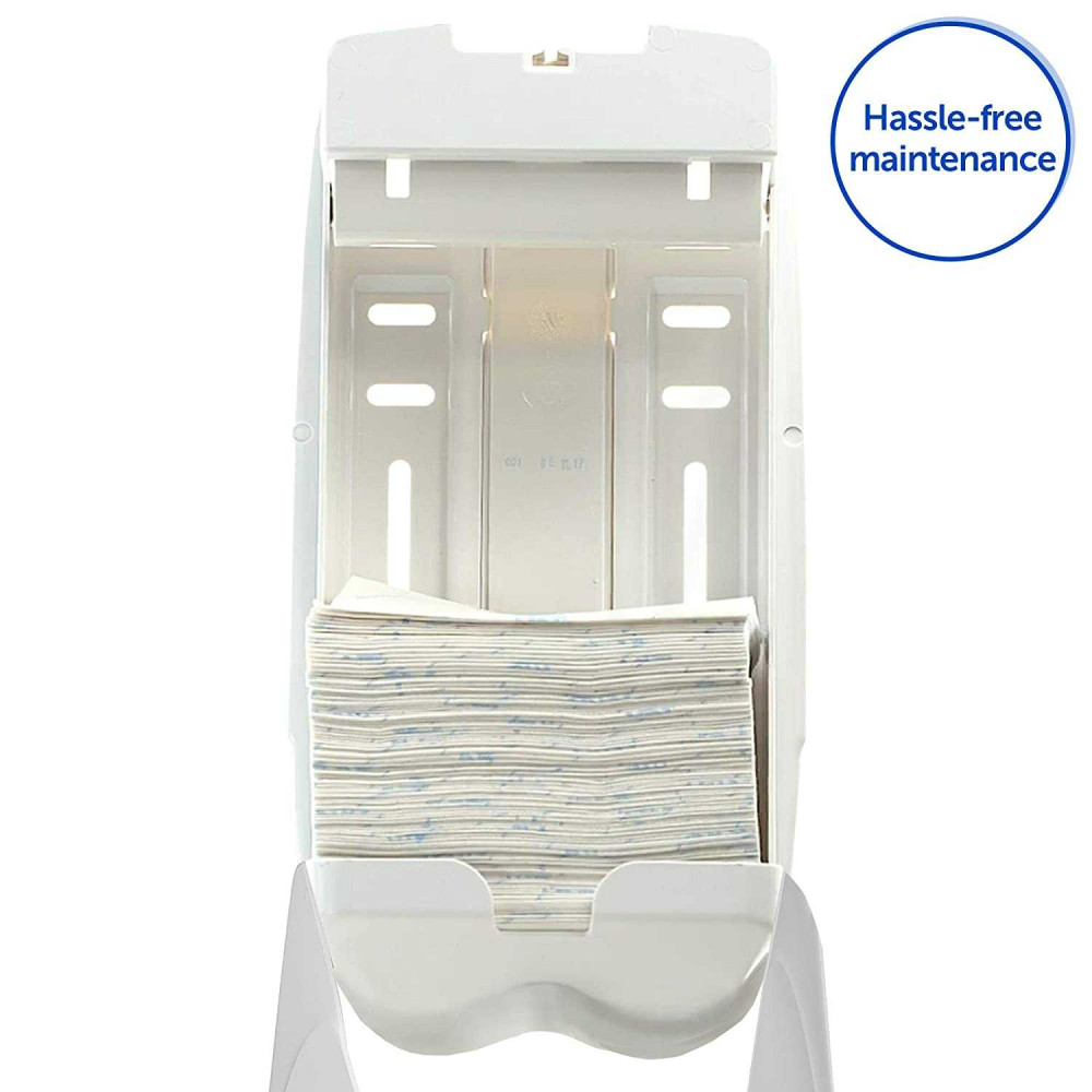 Image of Tissue roll dispenser White Kimberly Clark 69460