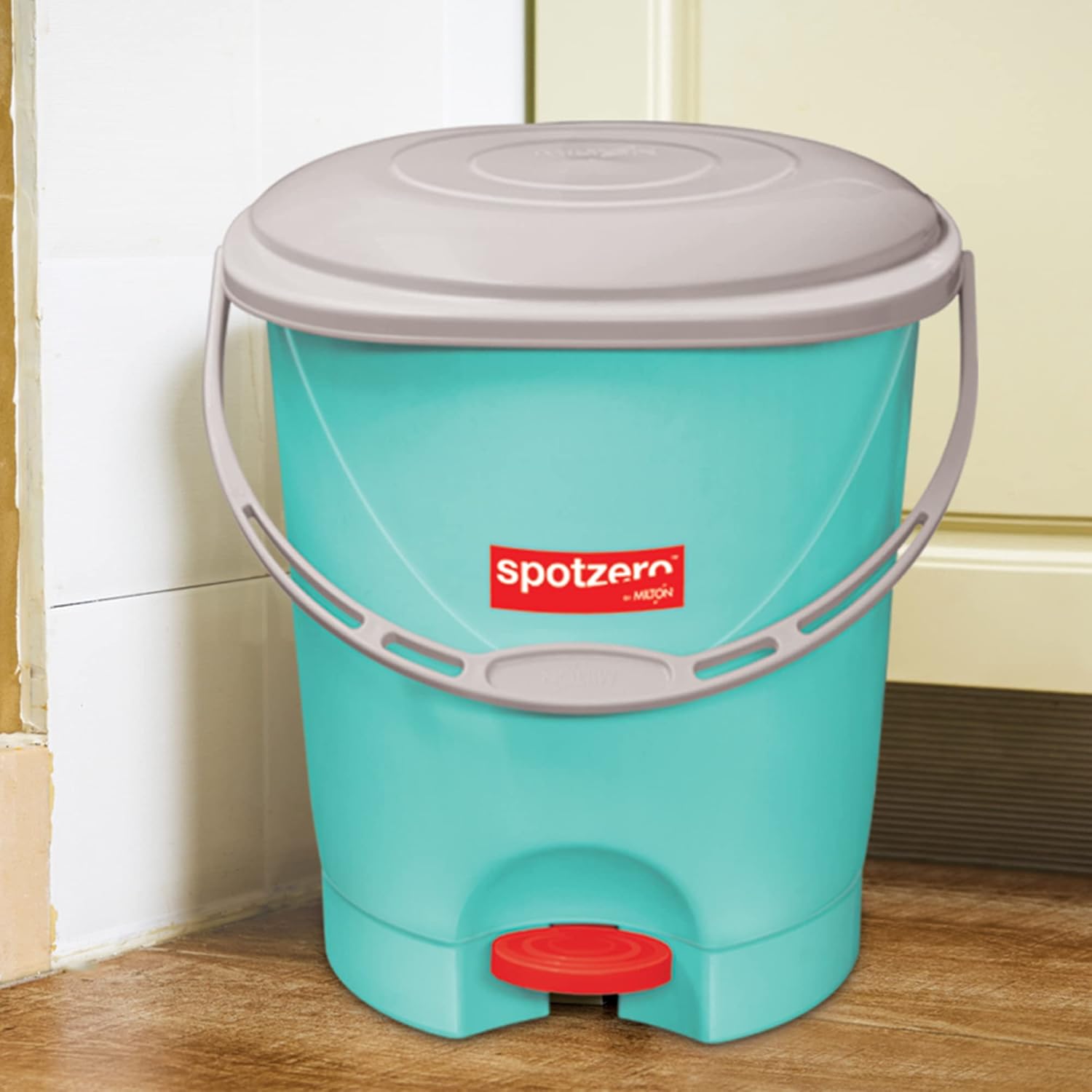 Plastic Dustbin Paddle Spotzero 12 Liter