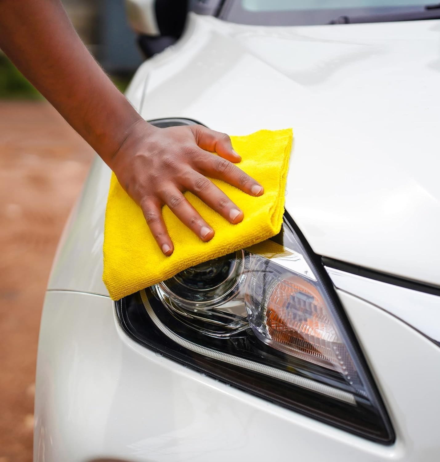 Duster Microfiber Yellow 1515 inch 250GSM 30 Gram
