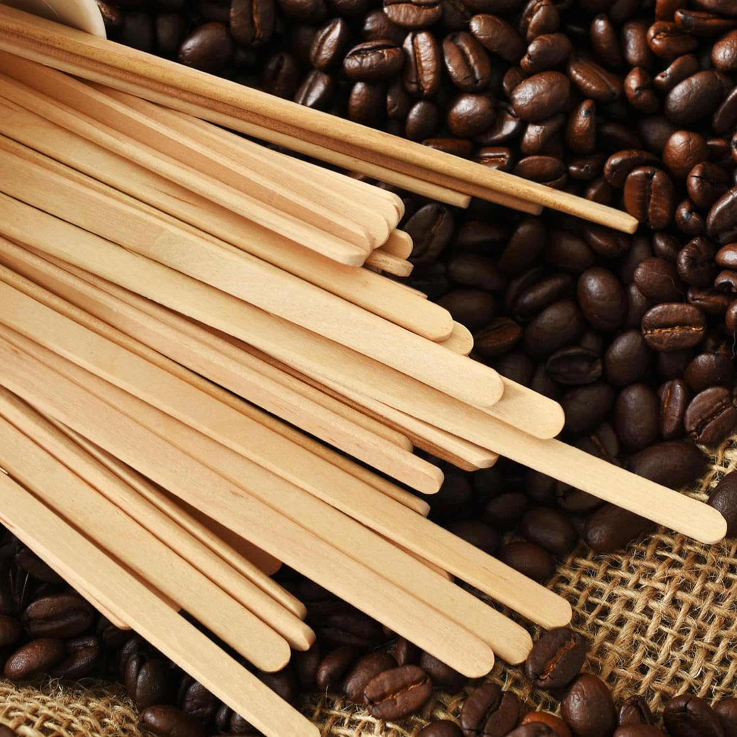 Wooden stirrer 500 pcs pkt 140 mm