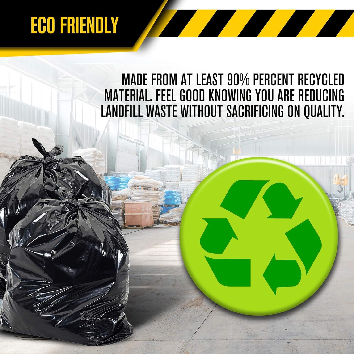 Garbage Bag Black 20x20 25 Pcs Packet