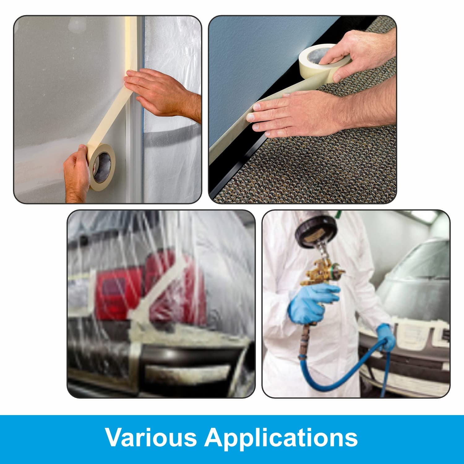 Masking Self Adhesive Tape 24mm x 20Mtrs Oddy MT-24-20