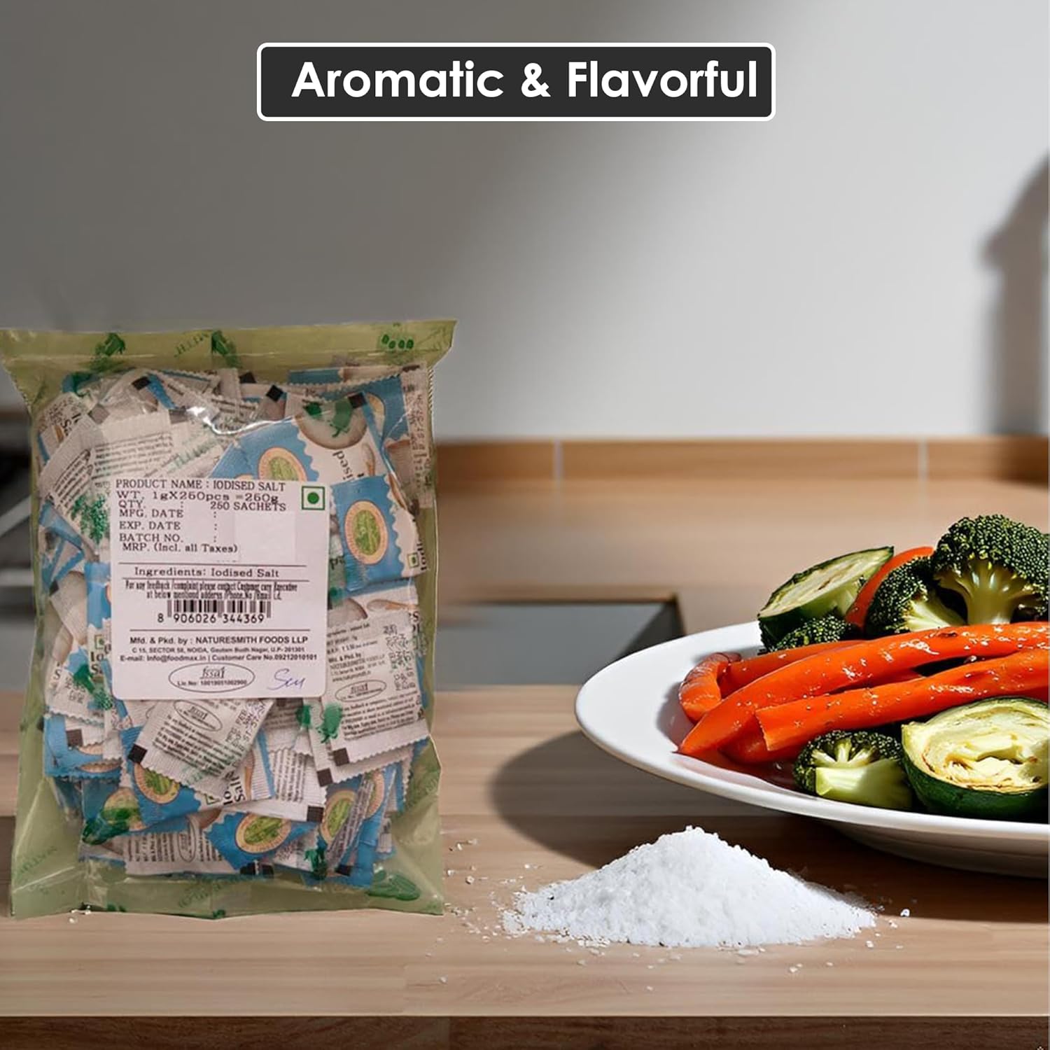 Naturesmith Salt Sachet 1 Gram Packet 250 Pcs