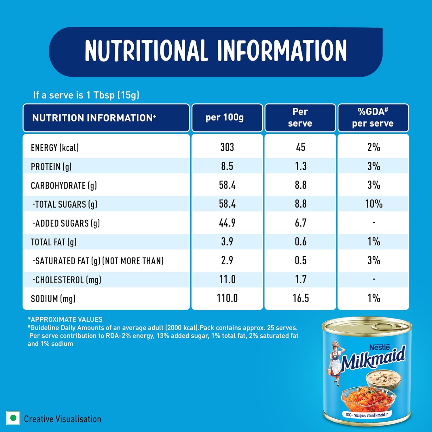 Nestle Milk Maid 380 Gram