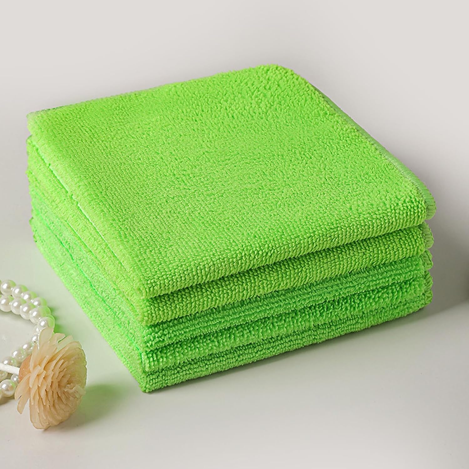 Duster Microfiber Green 1515 inch 250GSM 30 Gram