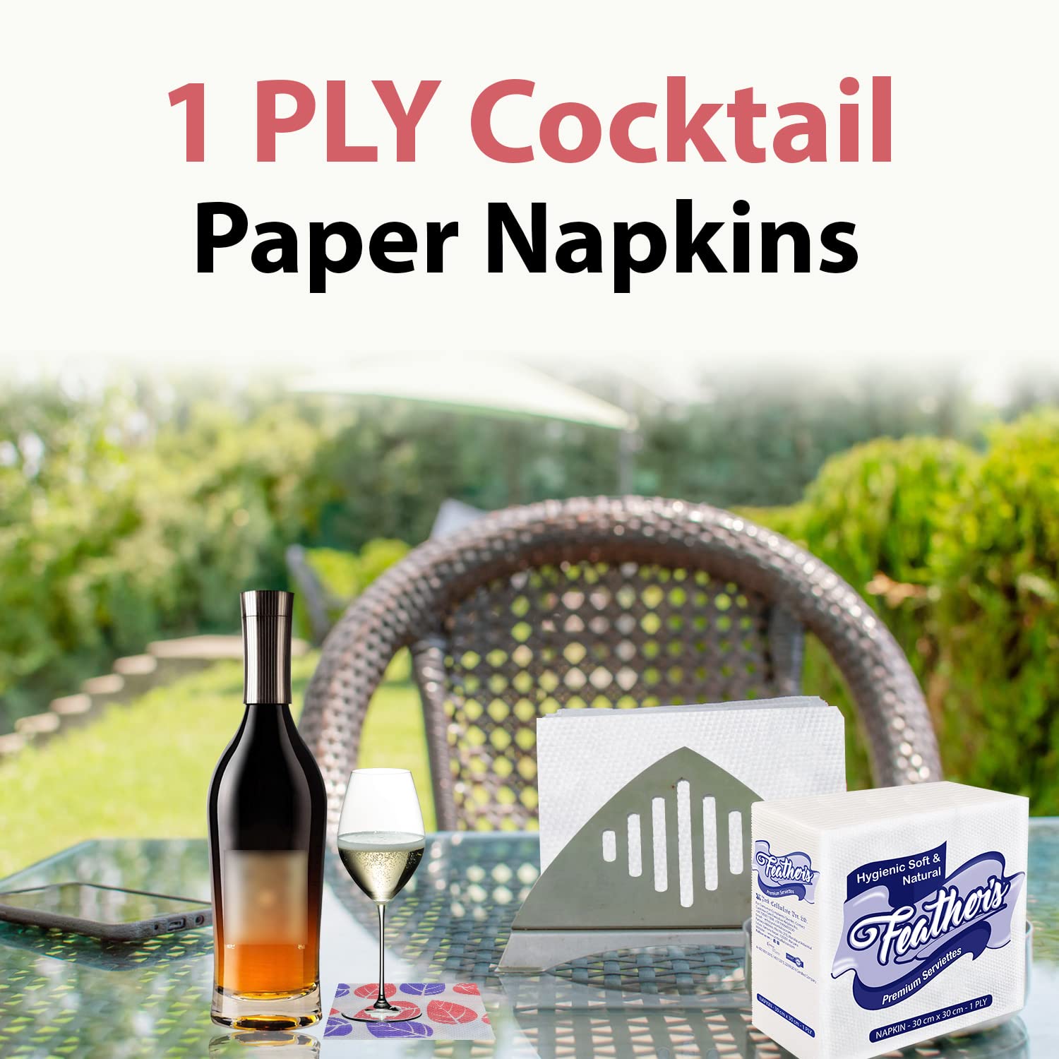 Paper Napkin 100 Sheets 1 Ply Feather