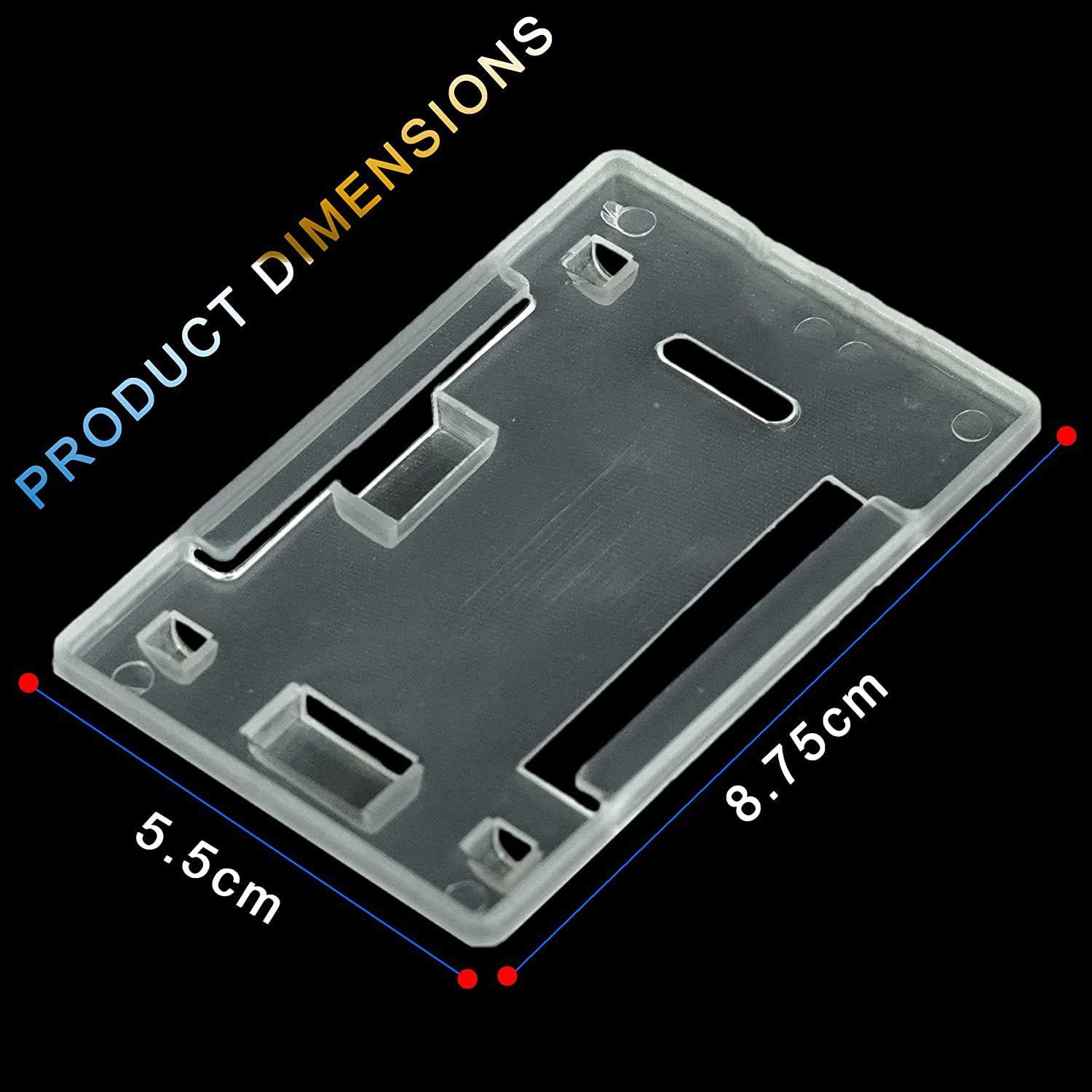 Generic ID Card Jacket Plastic Open