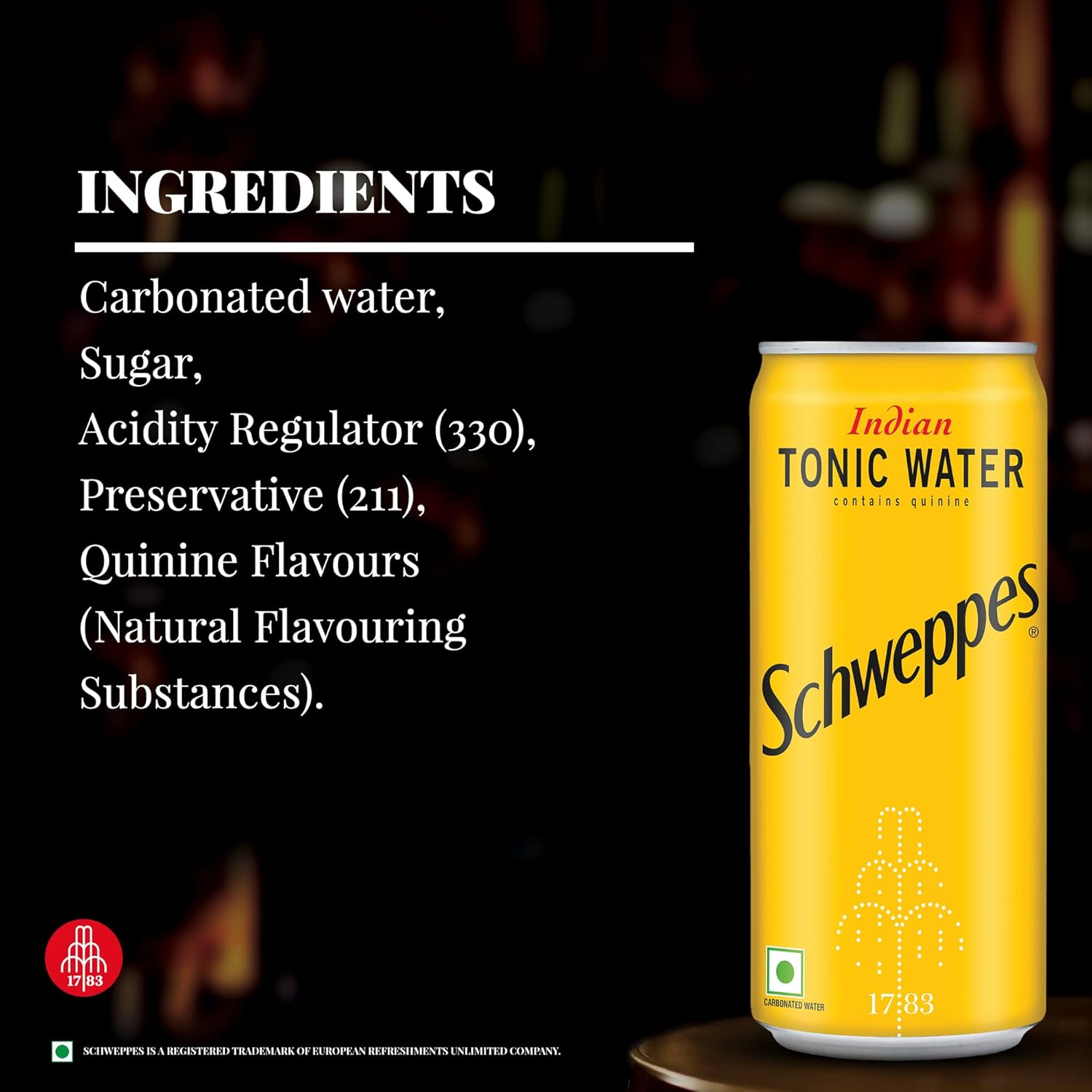 Schweppes Tonic Water Can - 300 Ml