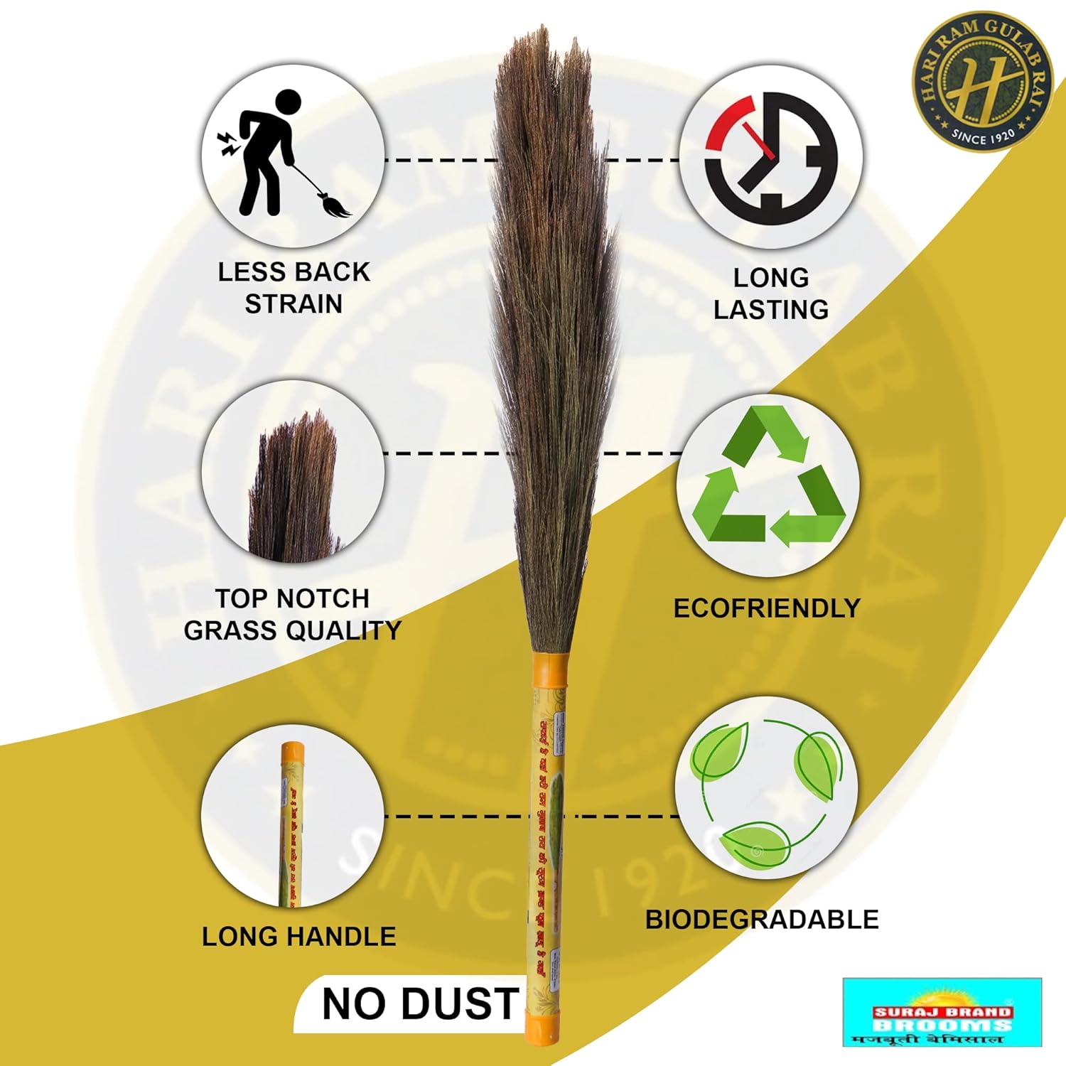 Soft Broom 450 Gram Hari Ram Gulab Rai
