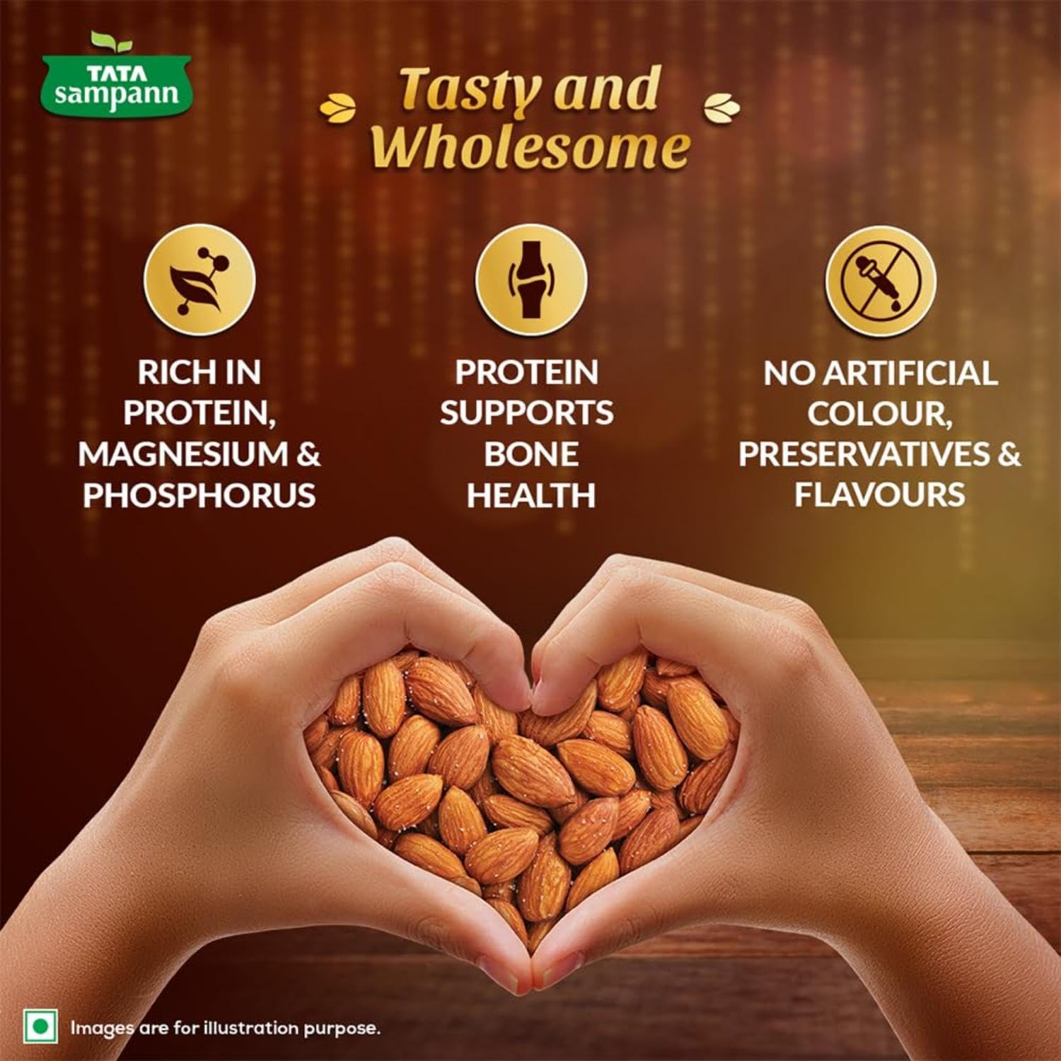 Tata Sampann Roasted Almond 190 Gram