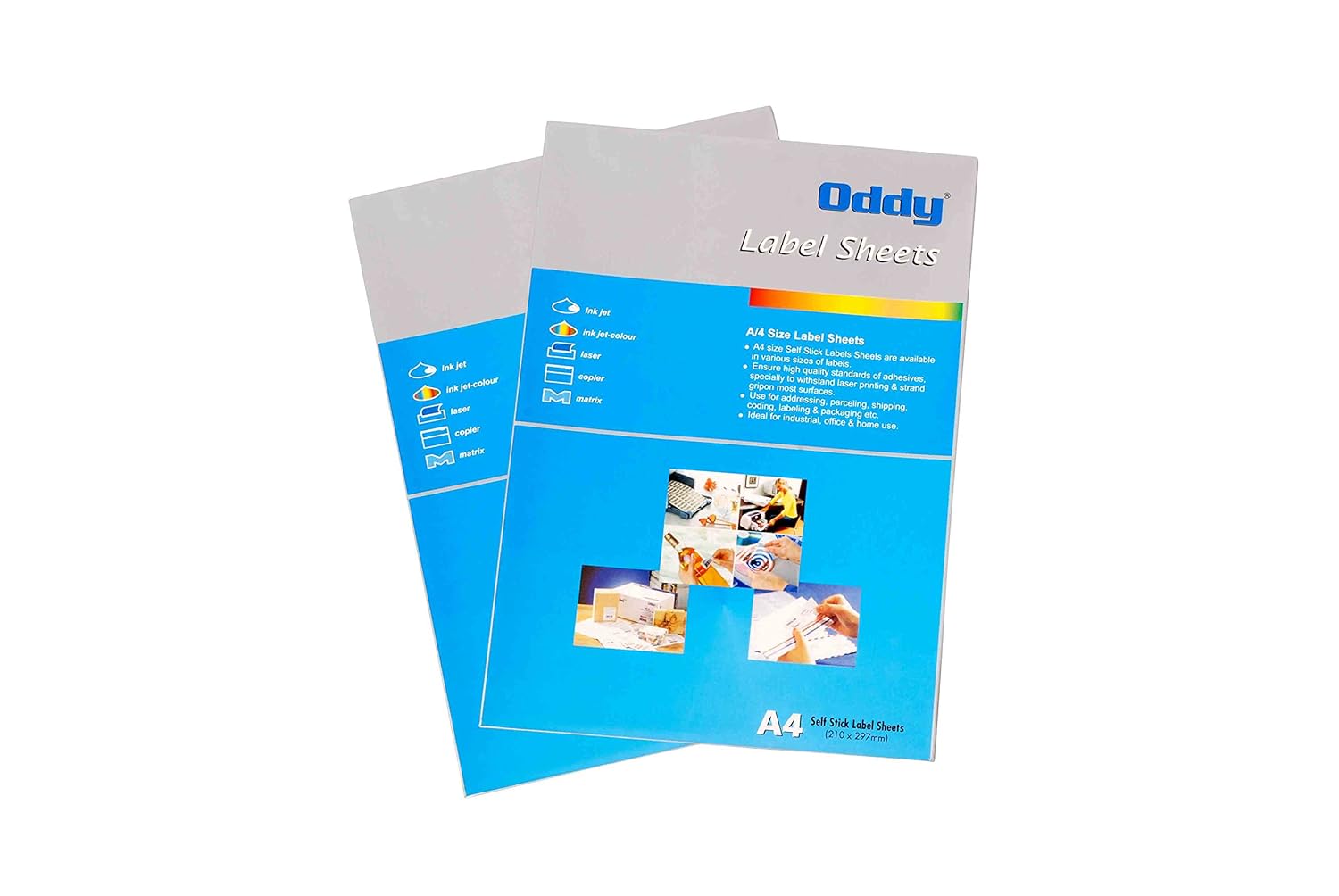 Label Sticker A4 Size 100 Sheets 21 stickers Sheet Oddy ST-21 A4100